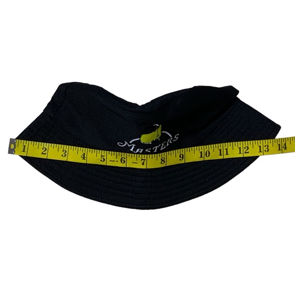 Bucket Sun Hat Reversible Masters Golf Cap Sun Cotton Twill Adult Black White - Picture 7 of 14